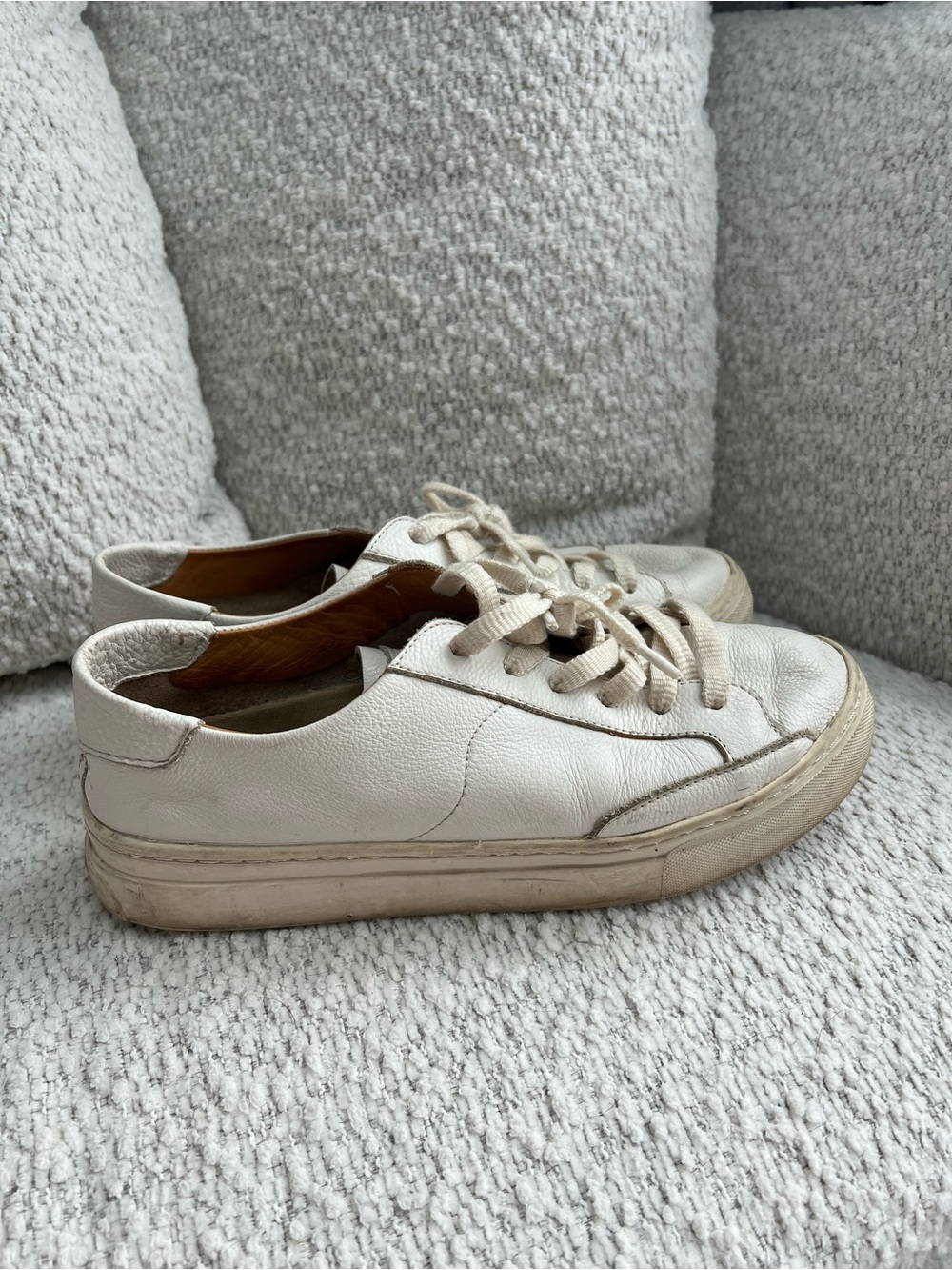 Soludos leather platform sneakers